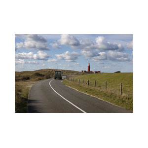 Texel Vuurtoren Legervoertuig Mercedes