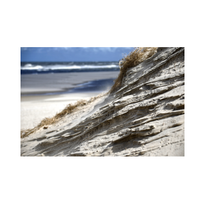 Texel strand gelaagde duinen