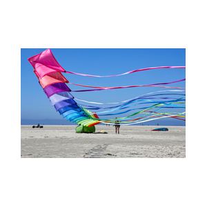Texel strand Regenboogvlieger