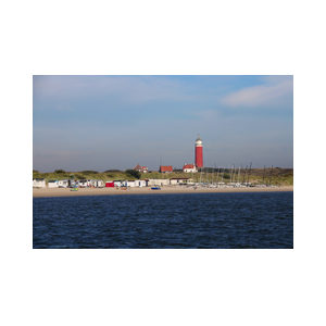 Texel vuurtoren vanaf het water