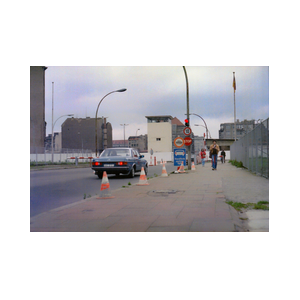 Checkpoint Charlie, waarschijnlijk in 1979